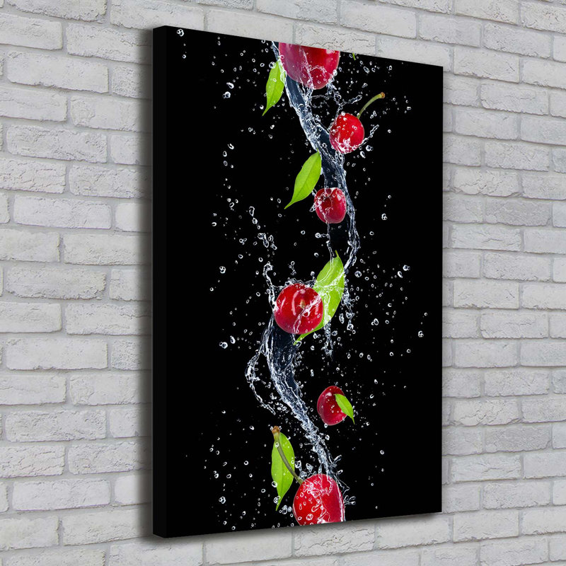 Cherries - Wrapped Canvas Print