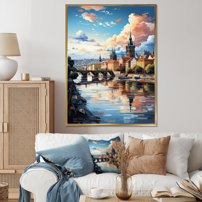 «Blue Beige City», Popart, art mural de Prague