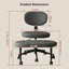 Chaise de bureau ergonomique multi-positions à pieds croisés pour adultes