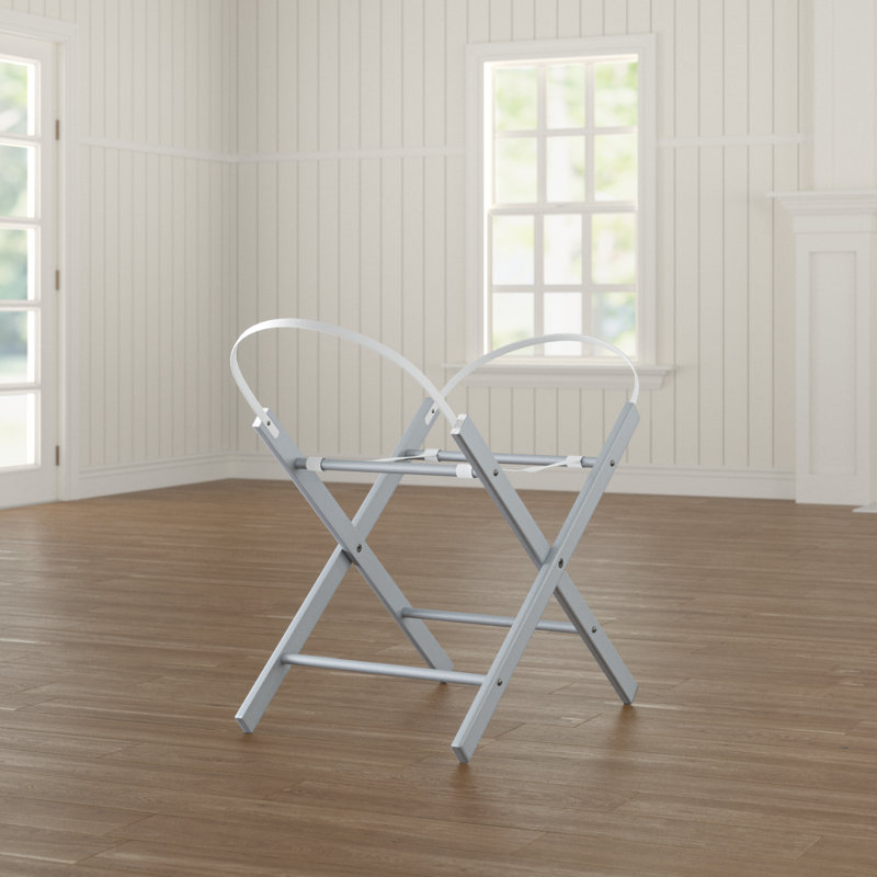 Moses Basket Stand, Grey