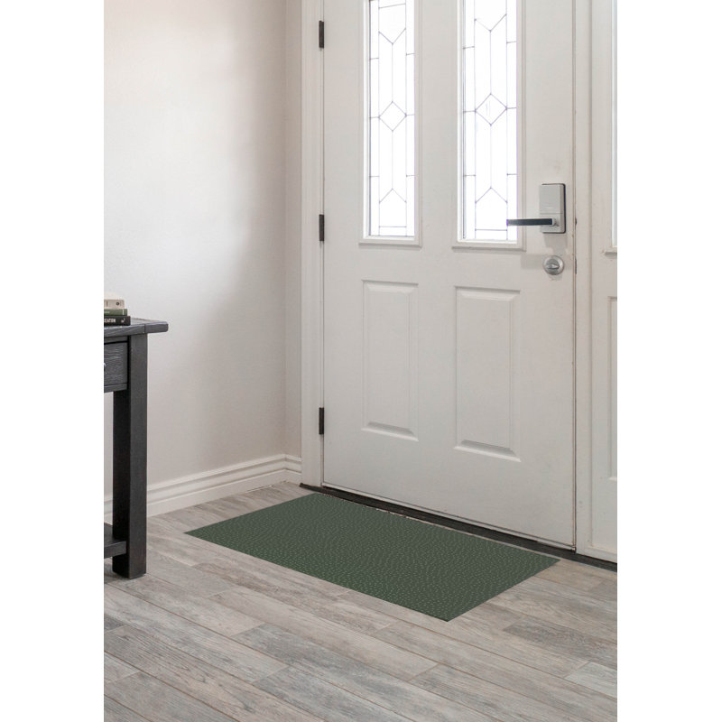 Paulie Chimi Indoor Doormat, 24" W x 36" L, Green