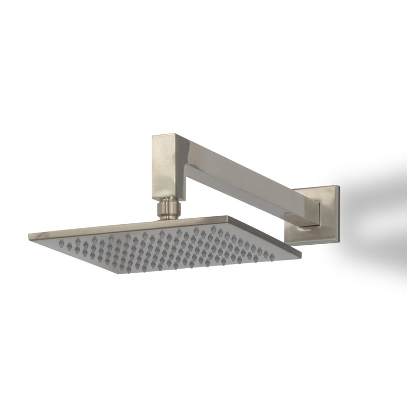 Waterblade Wall Mount Shower Arm, Brushed Nickel