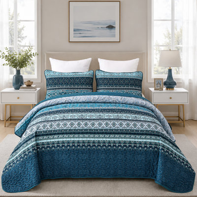 Ensemble de 3 courtepointe Boho Bohemian