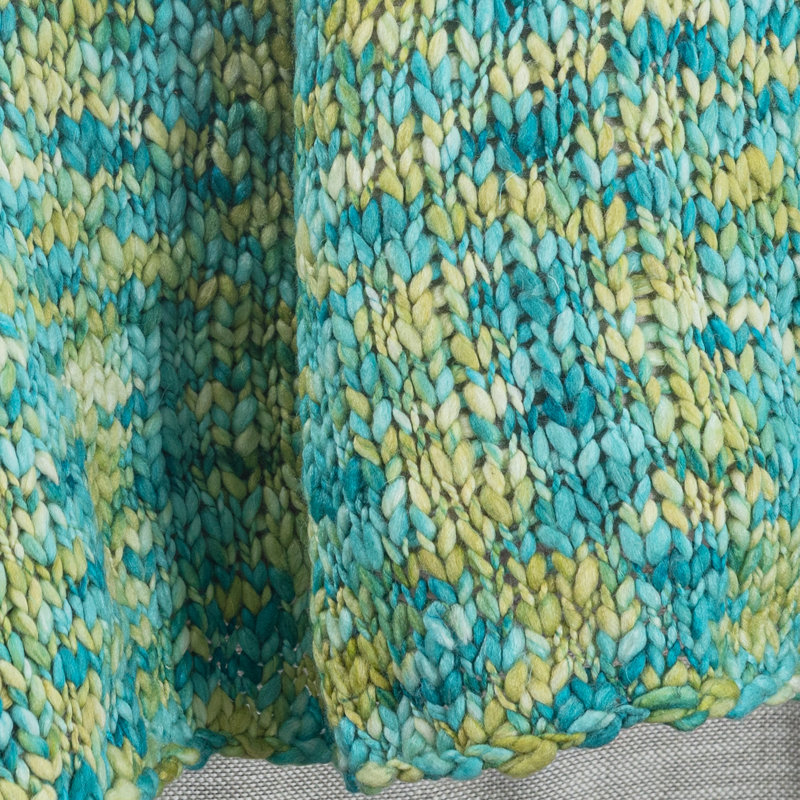 Madissonm Hand Woven Throw Blanket, Everglade