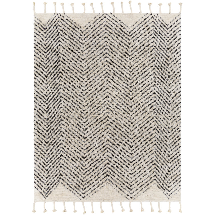 Clematite Cotton Chevron Indoor Rug