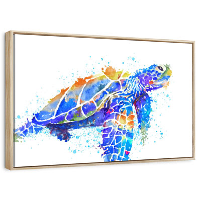 Aquarelle de tortue de mer