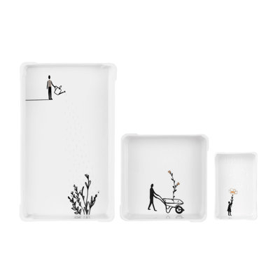 Picture Stories Decorative Tray Set - 3 Pieces