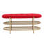 Banc de rangement en velours Rosheda-983446031