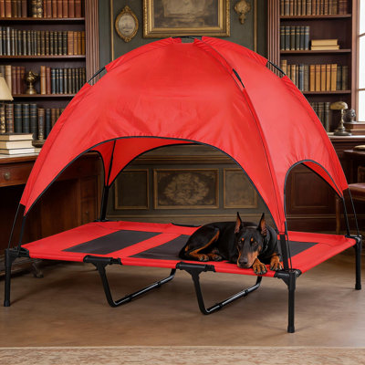 Lit pour animal de compagnie de style moderne, lit pour chien portatif surélevé