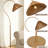 65” Arched Dimmable Rattan Floor Lamp-1082881887