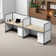 Rectangle 2 Person Benching Workstation With Cable