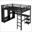 Structure de lit double pleine grandeur avec garde-robe intégrée-236022534-236022529