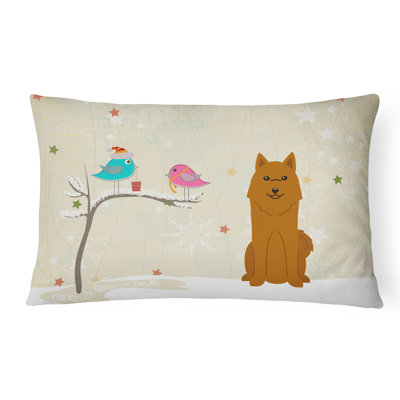 Coussin lombaire d’intérieur/d’extérieur contemporain de noël