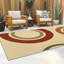 Tapis intérieur / extérieur rouge, orange, vert et beige Brynie-24491611