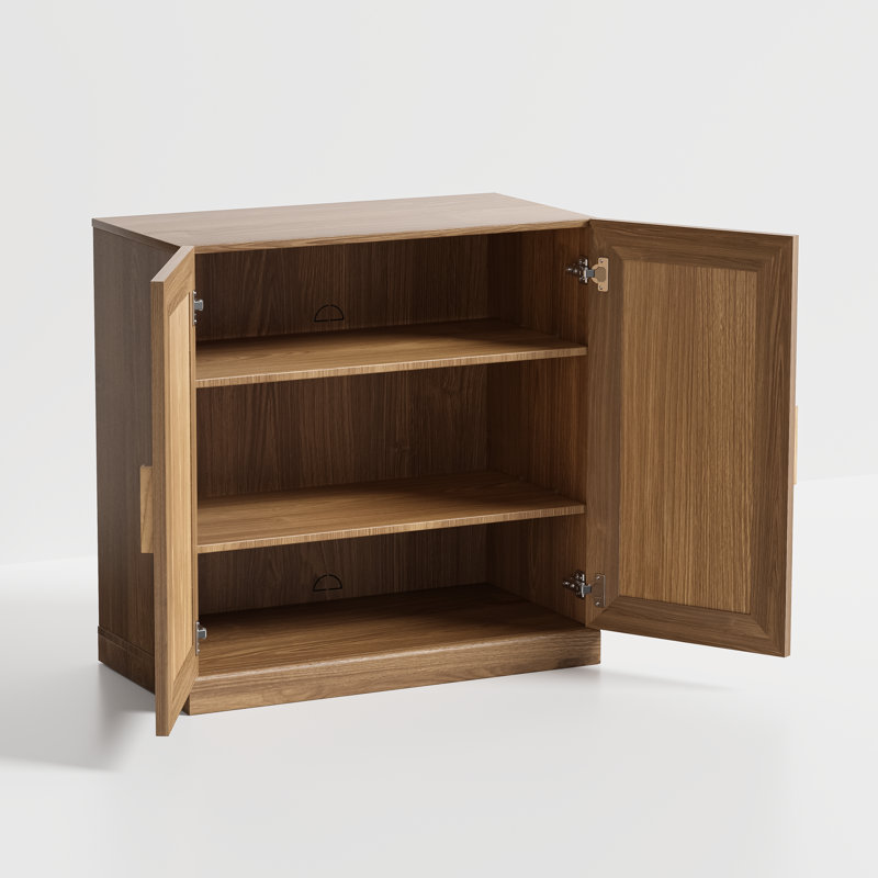 Tonya 2 - Door Accent Cabinet, Oak, 31" H x 31" W x 16" D