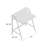 Huertas Glass Top Metal Base Writing Desk-107525282