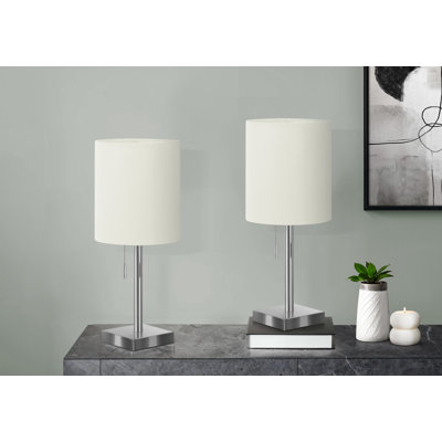 25"h, Table Lamp, Cream Ceramic, Ivory / Cream Shade, Transitional