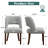 Upholstered Solid Wood Dining Side Chair-1558401751