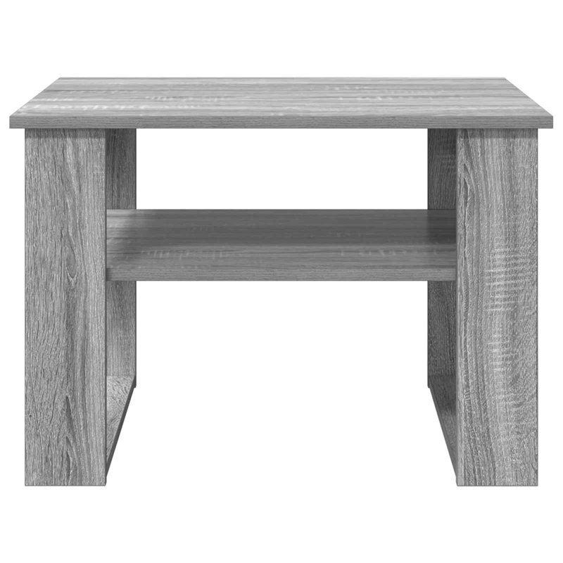 Coffee Table with Storage, Grey Sonoma, 44cm. H x 64cm. L x 54cm. W