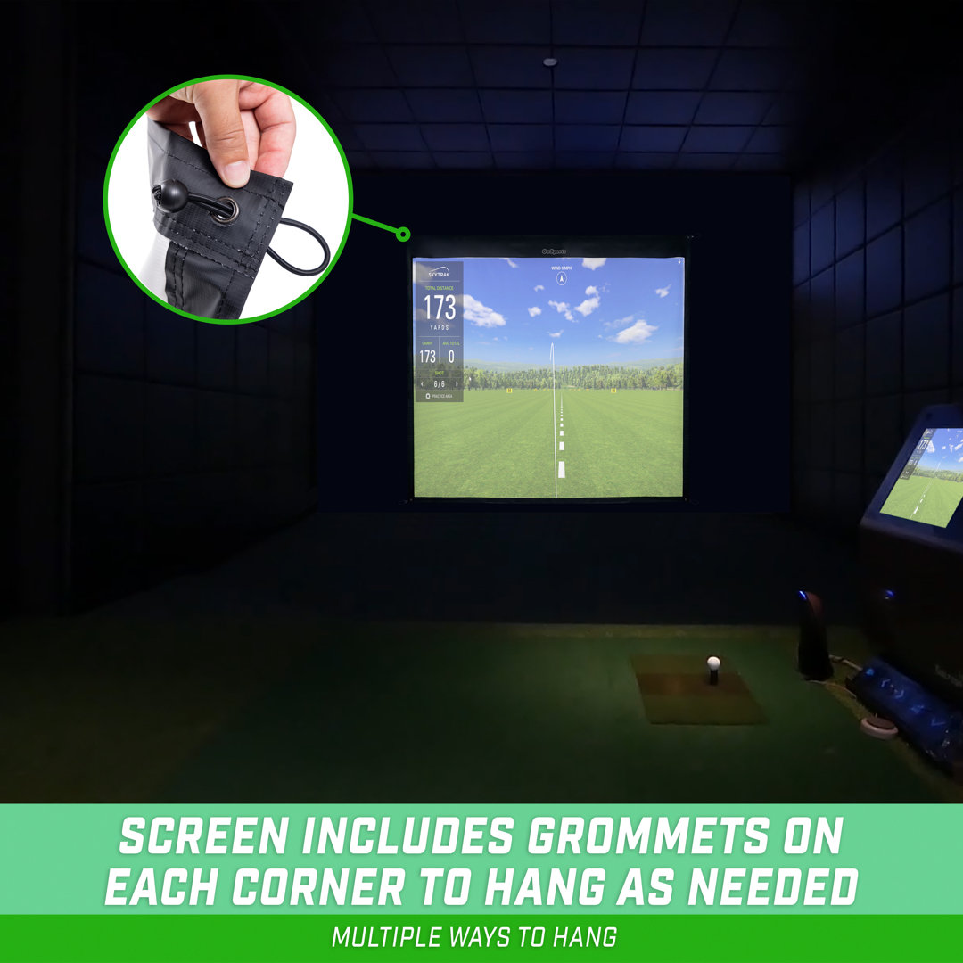 Gosports 7'' Golf Simulator Impact Screen GoSports
