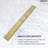 24"x 2.75" Linear Grid Shower Drain Trim-130149370