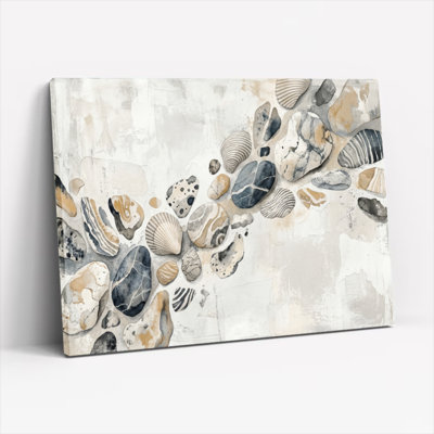 Stone Shell Canvas Wall Art Oil Painting Print Set Of 1