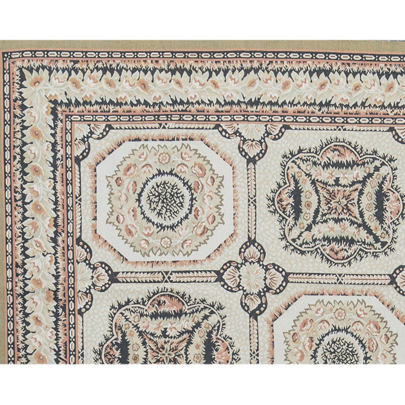 Aubusson Renaissance Wool Oriental Area Rug