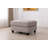 McCoole 137" Square Arms Seating Component with Ottoman-1780388269