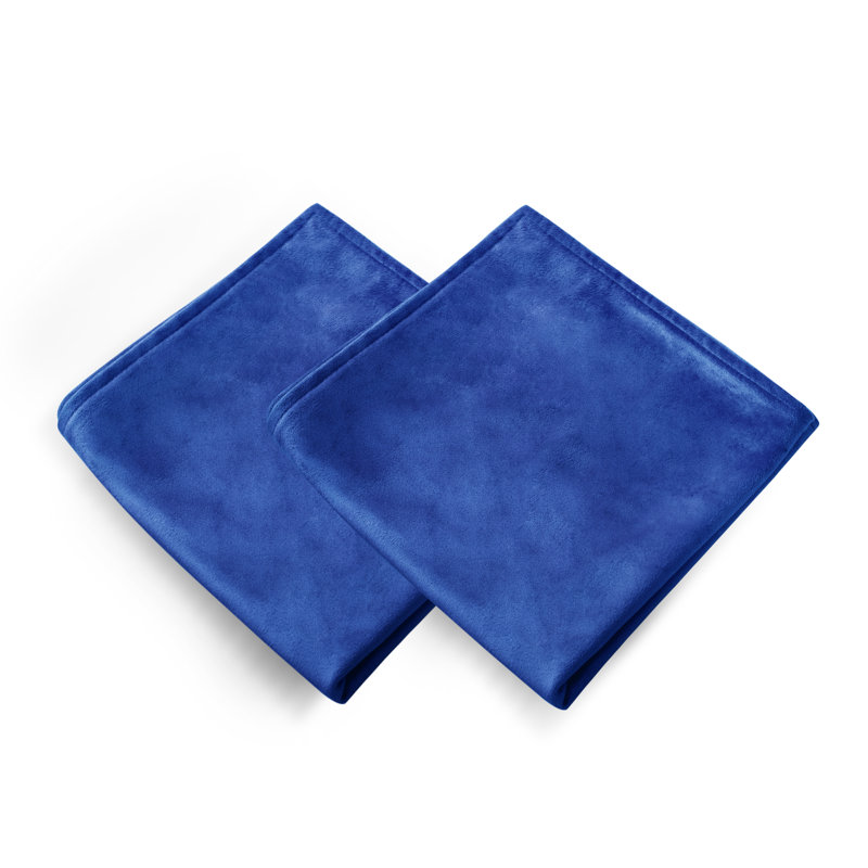 Fritch Square Cushion Cover, 40cm H x 40cm W x 1cm D, Royal Blue