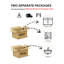 Meuble-lavabo autoportant simple de 24 po avec lavabo en céramique Lumina, blanc, contreplaqué de bois franc, portes à fermeture en douceur et rangement réglable intérieur-2129112188-2129112186