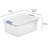Sterilite Plastic Clear Stackable Latching Storage Box Container