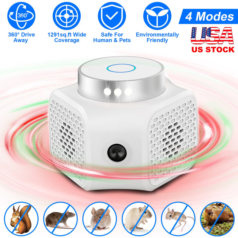 Contrôle électronique de la souris enfichable 360 ° pour utilisation à l'intérieur des rongeurs avec son ultrasonique