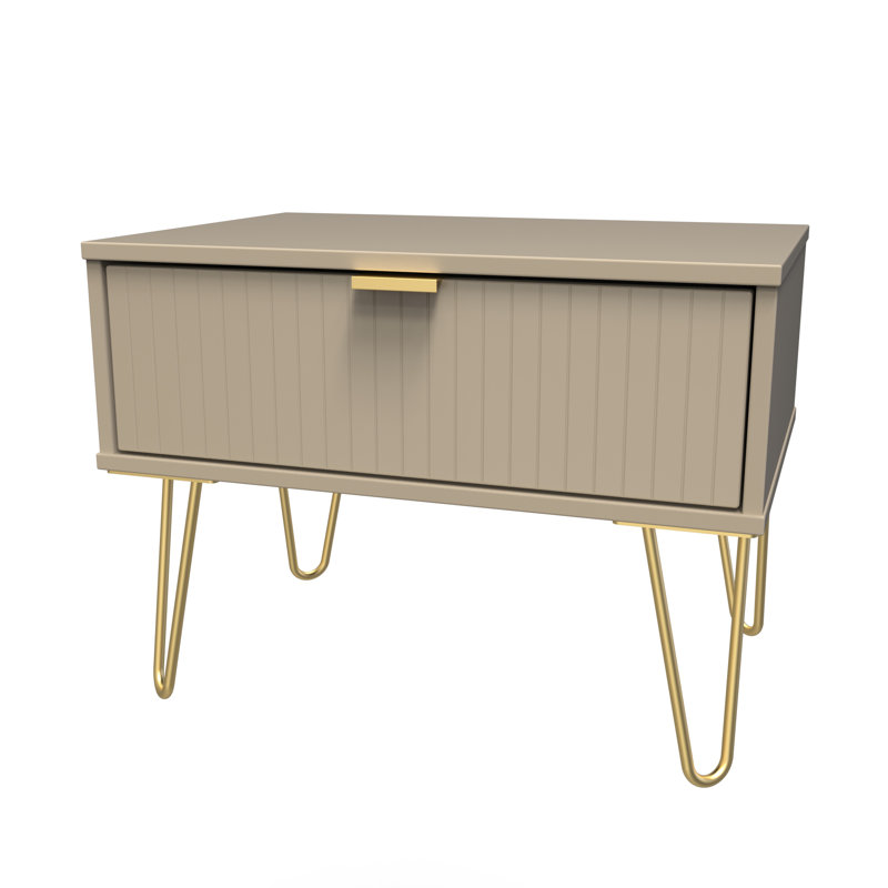 Beranda 1 Drawer Midi Chest (Ready Assembled), Mushroom Matt