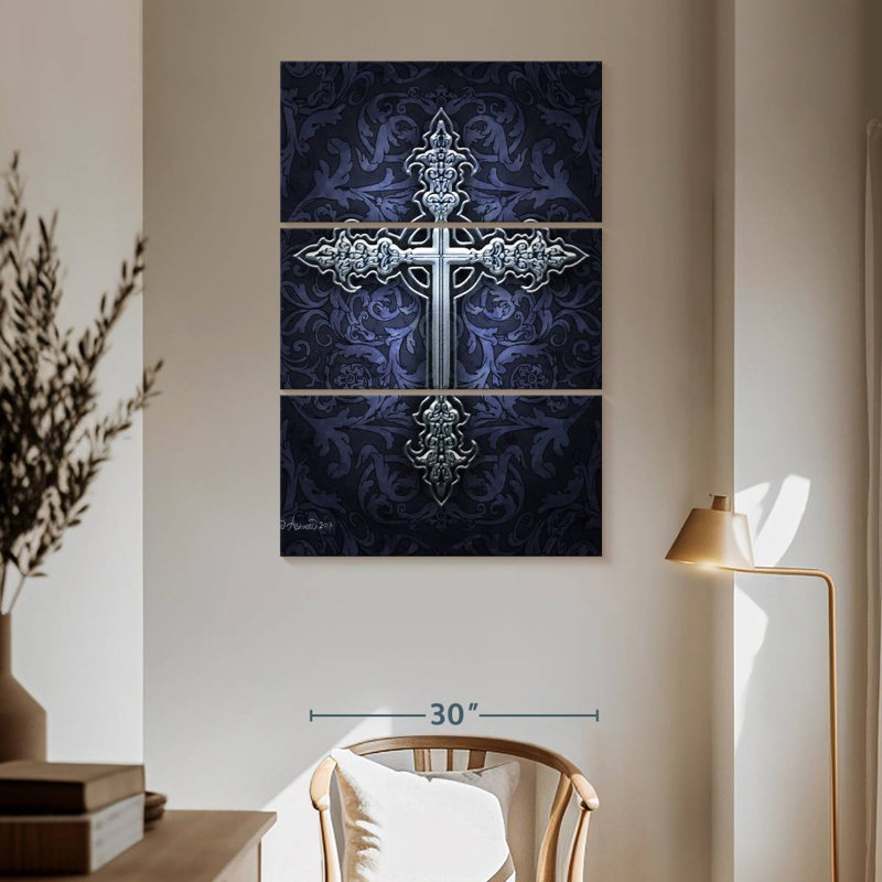Kelan Gothic Cross, 65" H x 42" W