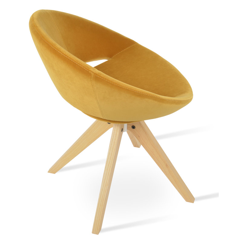 Chaise en bois Crescent Pyramid