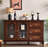 Mid-Century Style Rubberwood Sideboard