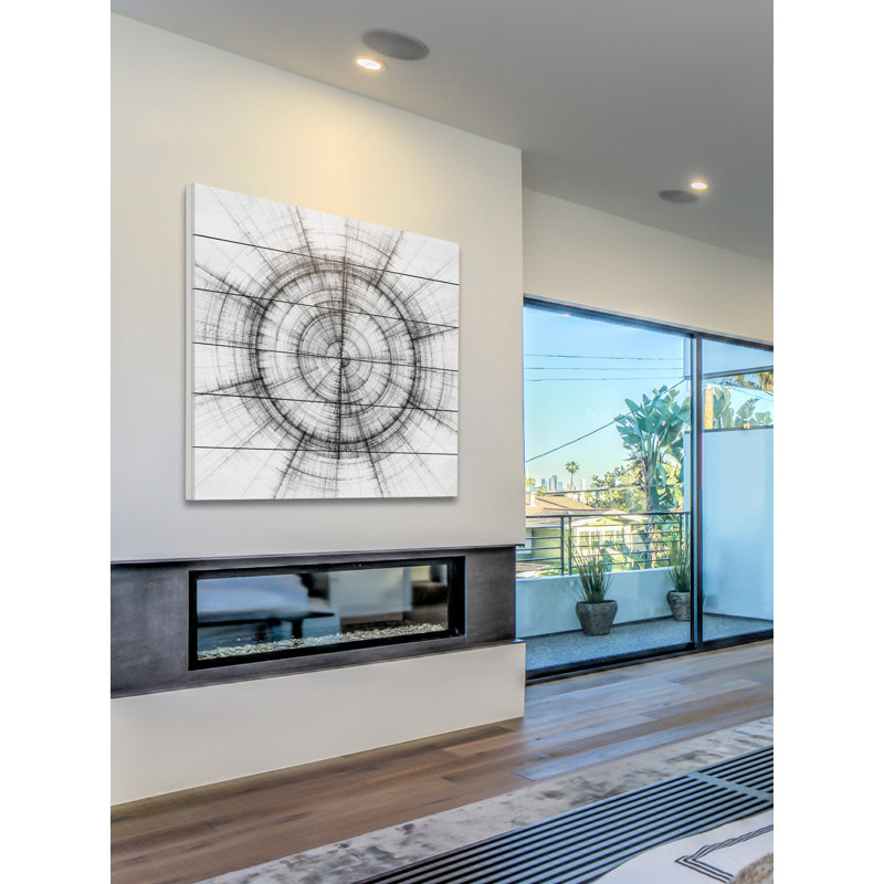 « torsion motion », reproduction d’art sur bois blanc, H 32 po x l 32 po x P 1,5 po