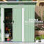 Abdulbaki 7ft. W x 4ft. D Metal Tongue & Groove Pent Garden Shed