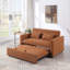 Canapé convertible 2 chambres avec dossier réglable, canapé 2 places, lit escamotable et 2 coussins de taille-2003778657