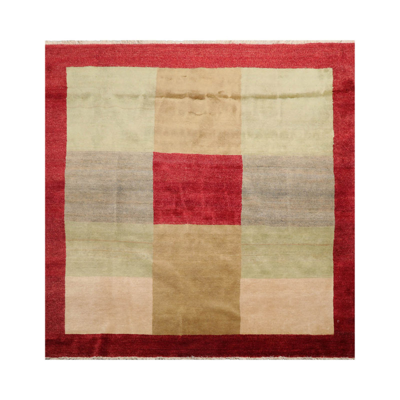 Tapis unique rouille 5 pi 4 po x 5 pi 6 po