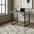 Vanda Gray FInish Computer Desk With Black Metal X-Support & Leg, 29.84" H X 48.82" W X 23.5" D