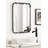 Ornate Rectangle Metal Wall Mirror-1133267411