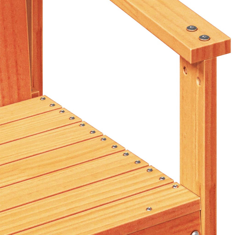 Anacleto Outdoor Garden Chair, Wax Brown