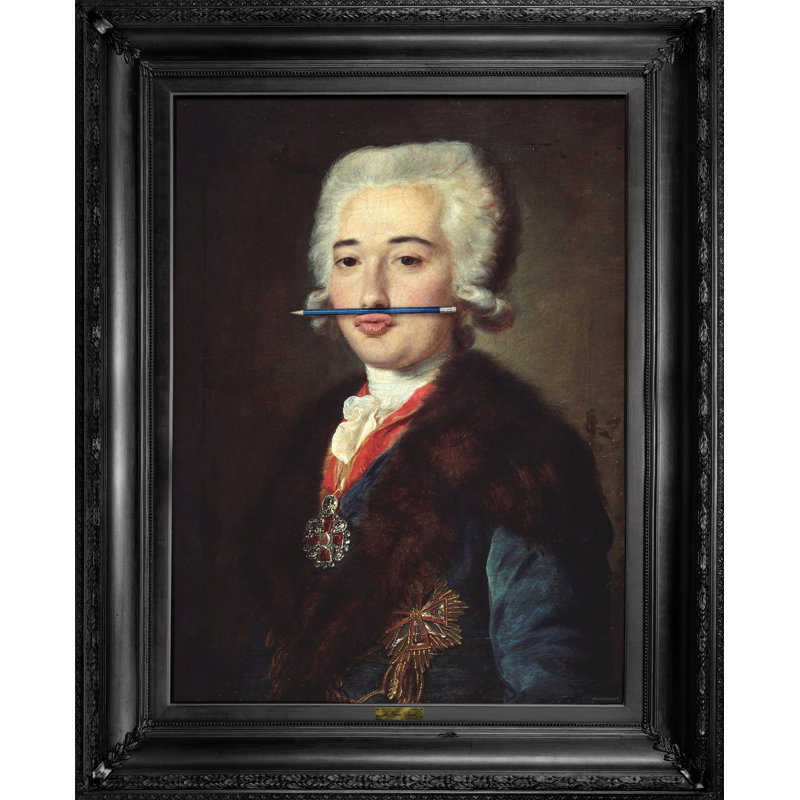 The Blue Pencil - Single Picture Frame Print on Canvas