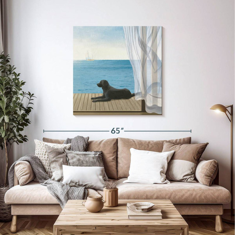 Brampt Coastal Blue Breeze I, H 39 po x l 39 po