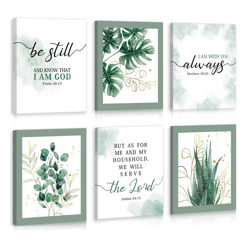 6 Piece Wrapped Canvas Print