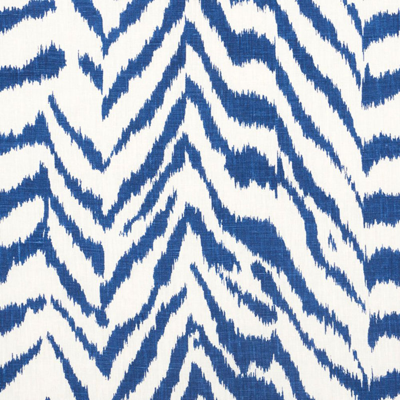Quincy Hand Print Fabric, Blue
