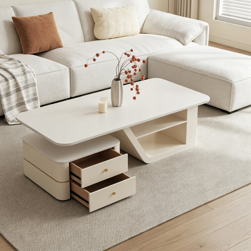 Wicksham, White Top/Beige Base