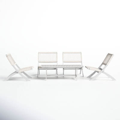 Kismet 4-Person Acacia Patio Seating Group