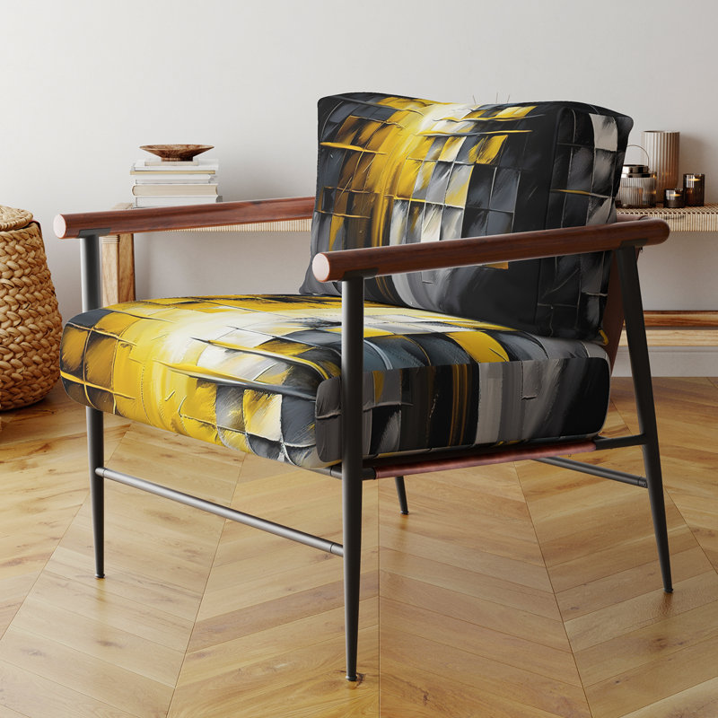 Chaise rembourrée Daidone, Noir, noir, noir, noir